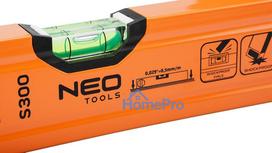 neo 60 - Aliuminis gulsčiukas S 300, 3akutės, 60 cm - 3 nuotrauka