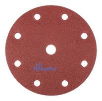 velcro padai - Šlifavimo diskai 150 mm, P100, 5 vnt, su 9 skylėmis 04-721 - 6 nuotrauka