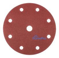 velcro padai - Šlifavimo diskai 150 mm, P180, 5 vnt, su 9 skylėmis 04-721 - 6 nuotrauka