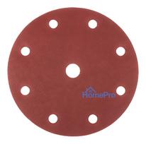 velcro padai - Šlifavimo diskai 150 mm, P240, 5 vnt, su 9 skylėmis 04-721 - 6 nuotrauka