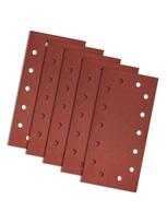 velcro padai - Velcro švitrinis popierius 115 x 230 mm, K180, 5 vnt., su skylutėmis - 2 nuotrauka