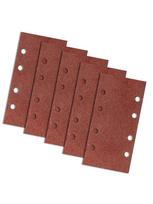 velcro padai - Velcro švitrinis popierius 93 x 185 mm, K60, 5 vnt., su skylutėmis - 2 nuotrauka