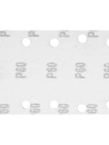 velcro padai - Šlifavimo popierius su „Velcro“ tvirtinimu 115 x 230 mm, K60, 5 vnt, su skylutėmis - 3 nuotrauka