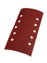 tvirtinimo juosta velcro - Šlifavimo popierius su „Velcro“ tvirtinimu 115 x 230 mm, K240, 5 vnt, su skylutėmis - 4 nuotrauka