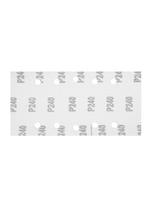 tvirtinimo juosta velcro - Šlifavimo popierius su „Velcro“ tvirtinimu 115 x 230 mm, K240, 5 vnt, su skylutėmis - 5 nuotrauka