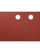 tvirtinimo juosta velcro - Šlifavimo popierius su „Velcro“ tvirtinimu 115 x 230 mm, K240, 5 vnt, su skylutėmis - 6 nuotrauka