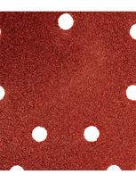 velcro padai - Šlifavimo popierius su „Velcro“ tvirtinimu delta 140 x 140 x 80 mm, K60, 5 vnt, su skylutėmis - 6 nuotrauka