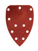 velcro padai - Šlifavimo popierius su „Velcro“ tvirtinimu delta 140 x 140 x 80 mm, K60, 5 vnt, su skylutėmis - 7 nuotrauka