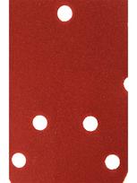 velcro padai - Šlifavimo popierius su „Velcro“ tvirtinimu delta 140 x 140 x 80 mm, K240, 5 vnt, su skylutėmis - 6 nuotrauka