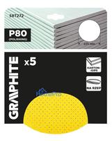 perforuotos juostos - Šlifavimo diskai, perforuoti, „Velcro“, pritvirtinti su 225 mm, p80, 5 vnt. - 8 nuotrauka
