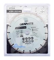 segmentine - Graphite Deimantinis segmentinis pjovimo diskas TOP-57T313, 230 x 22,2 mm, sausam pjovimui - 7 nuotrauka