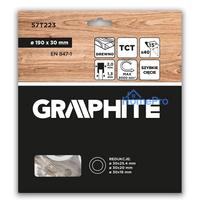 diskas 190 - GRAPHITE Medžio pjovimo diskas 190x2,0x30mm 40T TCT - 4 nuotrauka