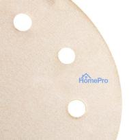 velcro padai - Šlifavimo popierius su lipduku 180 mm, K80, 5 vnt, su 8 skylutėmis šlifuokliui 59G263 - 4 nuotrauka