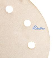velcro padai - Šlifavimo popierius su lipduku 180 mm, K120, 5 vnt, su 8 skylutėmis šlifuokliui 59G263 - 4 nuotrauka