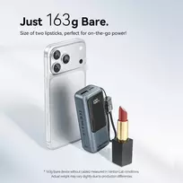 10000mah power bank - Vention FKOH0, 10000mAh, 22.5W, belaidis, juodas - 3 nuotrauka