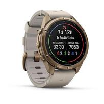 garmin ismanieji laikrodziai - Garmin Fenix 9 Pro inReach 43mm Autumn Gold Titanium Cream/French Grey (auksinis) - 6 nuotrauka