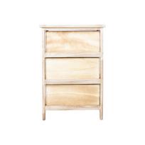 3 stalciu komoda - Komoda Home4You KASEKE su 3 stalčiais, 40x29x58 cm, natūrali (Natural) - 2 nuotrauka