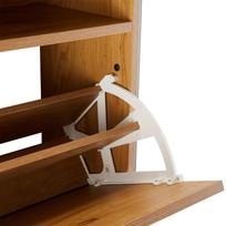 baldai spinteles spinta - Batų spintelė Home4you Aalborg, ąžuolo, 55.6 cm x 26 cm x 91.5 cm - 9 nuotrauka