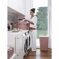 curver skalbiniu deze - Skalbinių dėžė Curver Jute, 58 l, rožinė - 2 nuotrauka