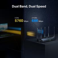 router tri band - Mercusys MR37BE BE6500 Tri-Band Wi-Fi 7 - 3 nuotrauka