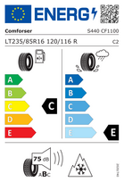 padangos comforser - Visureigių padanga Comforser CF1100 235/85R16LT - 2 nuotrauka