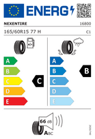 padangos 165 60 - Nexen N blue HD Plus 165/60 R15 77H 4PR - 2 nuotrauka