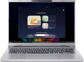 ai kompiuteris - Acer Aspire 14 AI A14-61M-R7TW, Ryzen AI 5 330, 32 GB, 512 GB, 14", WUXGA OLED, Silver (Sidabrinis) - 1 nuotrauka