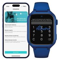 ismanusis laikrodis 4g lte - Stelio ST-SWJ102-NB Junior Pro AI 4G GPS Navy Blue (tamsiai mėlynas) - 9 nuotrauka