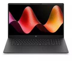 hp omnibook 3 - HP OmniBook 3 17-dk0430ngx, Core 3 100U, 8 GB, 512 GB, 17.3", Jet Black (Juodas) - 1 nuotrauka