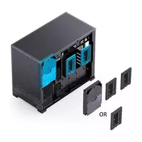 kompiuterio korpusas case - Jonsbo D32 STD Juodas (Black) - 18 nuotrauka