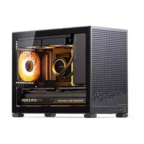 jonsbo d32 pro - Jonsbo D32 PRO Juodas (Black) Mini korpusas, mATX, Grūdintas stiklas - 4 nuotrauka