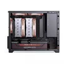 jonsbo d32 pro - Jonsbo D32 PRO Juodas (Black) Mini korpusas, mATX, Grūdintas stiklas - 5 nuotrauka