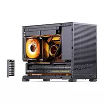 jonsbo d32 pro - Jonsbo D32 PRO Juodas (Black) Mini korpusas, mATX, Grūdintas stiklas - 12 nuotrauka