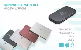 thunderbolt laidas - i-tec Thunderbolt 3/USB-C Dual 4K - 5 nuotrauka