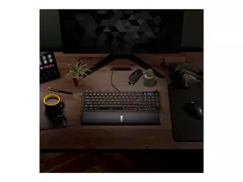 klaviatura 96 - Corsair VANGUARD 96 MLX Plasma Juodas (Black) - 2 nuotrauka