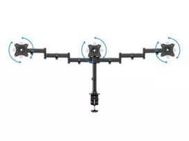 monitoriu laikiklis 100x100 - Multibrackets LCD Deskmount 15 - 27" Black - 2 nuotrauka