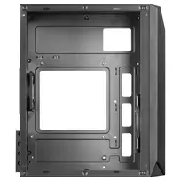 pc argb - Kompiuterio korpusas Mars Gaming MC-S1, skaidri/juoda - 3 nuotrauka