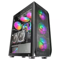 tower fan - Mars Gaming Mars Gaming MCKX kompiuterio korpusas Tower Juoda - 3 nuotrauka