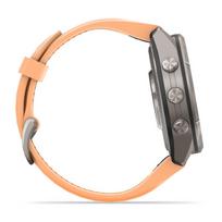 ismanieji laikrodziai rozinis - Garmin Fenix 9 Pro inReach 43mm Titanium Shell Pink/Autumn Orange (rožinis/oranžinis) - 3 nuotrauka