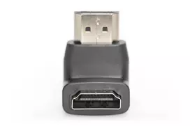 hdmi adapter 90 - Assmann HighSpeed w/Ethernetem Adapter HDMI A/HDMI A Black - 3 nuotrauka