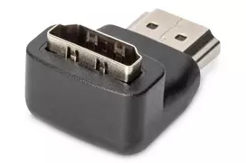 hdmi adapter 90 - Assmann HighSpeed w/Ethernetem Adapter HDMI A/HDMI A Black - 4 nuotrauka