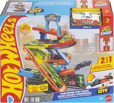 trasos - Mattel Hot Wheels City Transformuojamas triukų garažas 2 in 1 (JHL94) - 1 nuotrauka