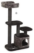 Kačių draskyklė Beeztees Poronti, 60 cm x 40 cm x 115 cm, juoda sp./pilka sp.