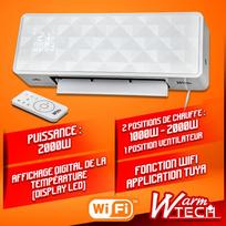 sildytuvas su - Keraminis sieninis šildytuvas 2000W-WiFi - 4 nuotrauka