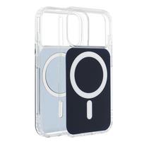iphone 16e originalus deklas - Oem iPhone 16e (SE4 2025) / 17e Clear Fusion Mag Cover dėklas suderinamas su MagSafe Tamsiai mėlynas (Navy Blue) - 3 nuotrauka