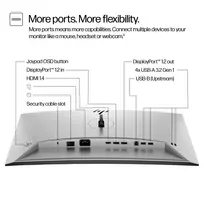 monitorius 24 coliu - HP Series 7 Pro 24" WUXGA Monitorius 724Pn - 7 nuotrauka