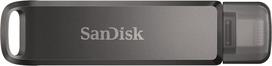 usb c atmintukas 128 - Sandisk 128GB iXpand Luxe U3 type C + Lightning Black - 3 nuotrauka