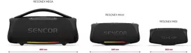 belaide bluetooth kolonele - Sencor Resonex Mega Power 190W IPX7 TWS LED - 3 nuotrauka