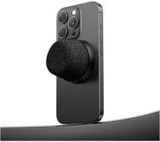 magnetines koloneles - USAMS YX016 Magnetic Bluetooth speaker Black (juoda) - 1 nuotrauka