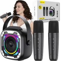 Blavec WS-08 Karaoke Idol 8W su 2 mikrofonais Black (juoda)